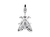 SilveRado™ VR078 Verado Sterling Silver Bumble Bee Bead / Charm