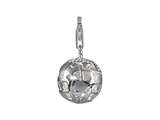SilveRado™ VR082 Verado Sterling Silver Here on Earth Bead / Charm with Lobster Clasp