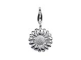 SilveRado™ VR191 Verado Sterling Silver Sunflower Bead / Charm