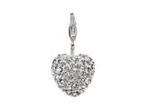 SilveRado™ VRB303-1 Verado Bling My Heart White Bead / Charm