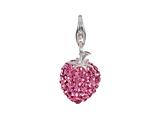 SilveRado™ VRB305-2 Verado Bling Flashy Strawberry Pink Bead / Charm