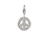 SilveRado™ VRB310-1 Verado Bling World Peace White Bead / Charm