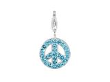 SilveRado™ VRB310-3 Verado Bling World Peace Blue Bead / Charm