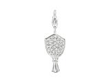 SilveRado™ VRB312-1 Verado Bling Shine Up White Bead / Charm