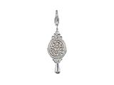 SilveRado™ VRB313-1 Verado Bling Mirror Mirror Bead / Charm