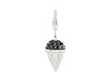 SilveRado™ VRB314-0 Verado Bling Creme Glacee Black Bead / Charm
