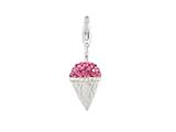 SilveRado™ VRB314-2 Verado Bling Creme Glacee Pink Bead / Charm