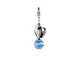 SilveRado™ VRG047 Verado Murano Glass Indian Ocean Bead / Charm