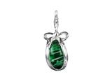 SilveRado™ VRG155-11 Verado Murano Glass Green with Envy Bead / Charm