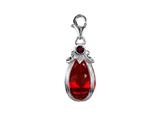 SilveRado™ VRG156-8 Verado Murano Glass Pomegranate Seed Bead / Charm