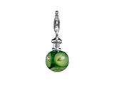 SilveRado™ VRG239-1 Verado Murano Glass Green Mild Bead / Charm