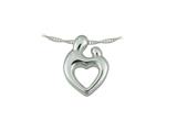 Small Sterling Silver Original Mother and Child® Pendant by Janel Russell