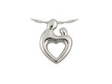 Medium Sterling Silver Original Mother and Child® Pendant by Janel Russell