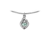 Small Sterling Silver Original Mother and Child® March Charm by Janel Russell