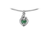 Small Sterling Silver Original Mother and Child® May Charm by Janel Russell