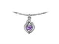 Small Sterling Silver Original Mother and Child® February Charm by Janel Russell