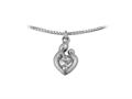 Small Sterling Silver Original Mother and Child® April Charm by Janel Russell