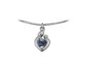 Small Sterling Silver Original Mother and Child® September Charm by Janel Russell