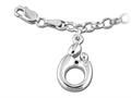 Sterling Silver Mother and Child® Charm Bracelet with Diamond by Janel Russell