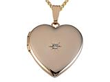 Medium Heart Locket Pendant With Diamond
