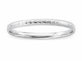 Sterling Silver Childrens 2 Inch Slip On Bracelet