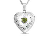 Heart Shaped Peridot