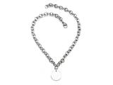Sterling Silver 16" Round Charm Necklace
