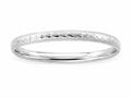 Sterling Silver Childrens 2 Inch Slip On Bracelet
