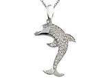 Dolphin Diamond Pendant