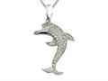 Dolphin Diamond Pendant