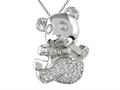Panda Bear Diamond Pendant