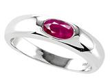 Tommaso Design™ Genuine Ruby Ring