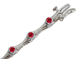 Tommaso Design™ Genuine Ruby Bracelet