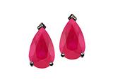 Tommaso Design™ Pear Shape Ruby Earrings