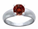 Tommaso Design™ Genuine Garnet Ring