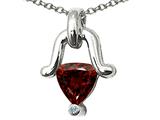 Tommaso Design™ Genuine Garnet Pendant