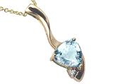 Tommaso Design™ Genuine Aquamarine Pendant