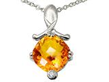 Tommaso Design™ Genuine Citrine Pendant