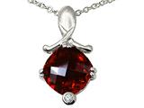 Tommaso Design™ Genuine Garnet Pendant