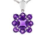 Tommaso Design™ Genuine Amethyst Pendant