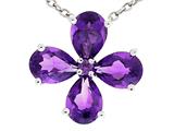 Tommaso Design™ Genuine Amethyst Pendant