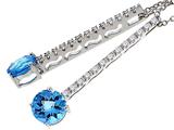 Tommaso Design™ Genuine Blue Topaz Pendant
