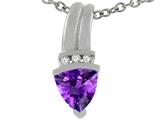 Tommaso Design™ Genuine Amethyst Pendant