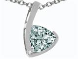 Tommaso Design™ Genuine Aquamarine Pendant