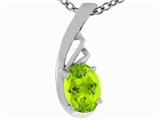 Tommaso Design™ Genuine Peridot Pendant