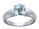Tommaso Design™ Genuine Aquamarine Ring