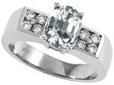 Tommaso Design™ Genuine White Topaz Ring
