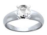 Tommaso Design™ Genuine White Topaz Ring
