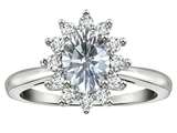 Tommaso Design™ Genuine White Topaz Ring