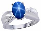 Tommaso Design™ Created Star Sapphire Ring.